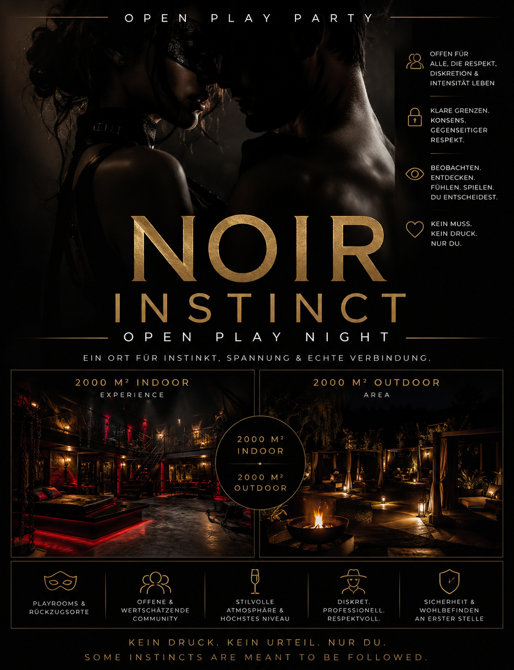 NOIR INSTINCT – OPEN PLAY NIGHT - Paar-Eventticket 19.06.26
